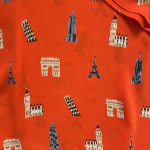 Maeve Anthropologie Aurelie Landmarks sleeveless Blouse - Picture 5 of 6